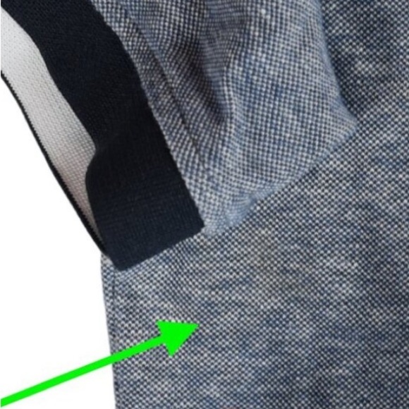 Adriano Goldschmied || AG Men's Polo Green Label Light Blue Grey Oxford  Shirt M - Picture 8 of 8